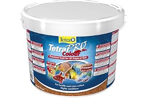 Tetra Pro Colour Multi Crisps Premium Helfoder för Prydnadsfiskar, 10 liter | För vackra, färgstarka fiskar