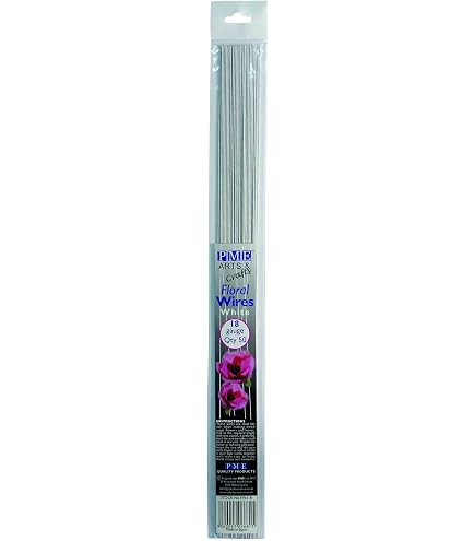 Unbekannt Culpitt Floral Wire White Set/20-18 Gauge