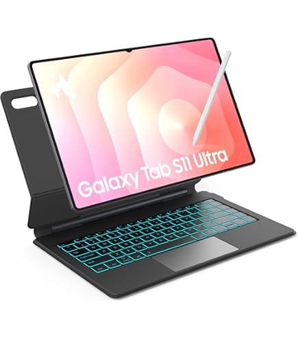 その他 Galaxy tab s11 ultra Book Cover Keyboard Samsung Galaxy Tab S11 Ultra Book Cover Keyboard Slim, Black - Buy