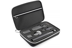 MAXCAM Avec grande valise, compatible avec DJI Osmo Pocket 3, Noir , L, Organiseur de poche