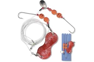 ZEBCO Flatty Teaser Butt Spoon Rig – Fully Assembled