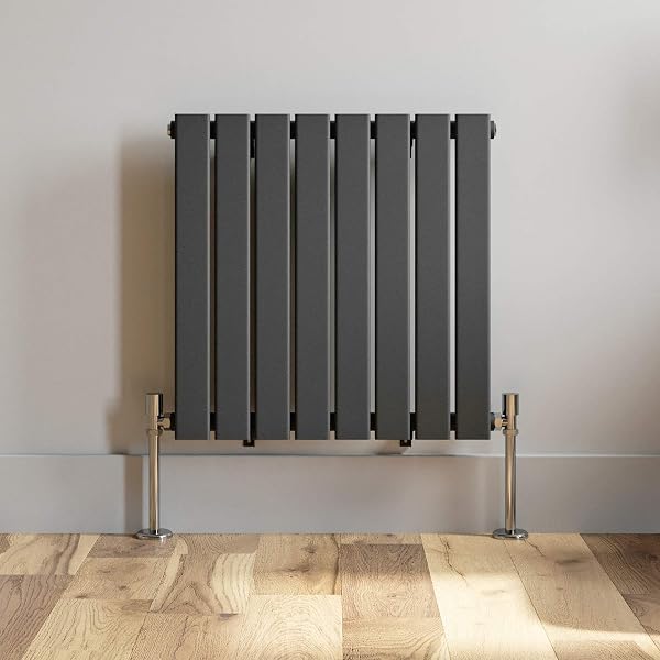 iBathUK 1600mm White Anthracite Single Vertical Column Designer Radiator  Anthracite Single Flat Panel (1600x228mm, Anthracite) : Amazon.co.uk: DIY u0026  Tools