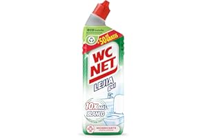 WC Net - Lejía Gel Mountain Fresh para Wc, Limpia, Higieniza y Blanquea Inmediatamente, 800ml, El embalaje puede variar