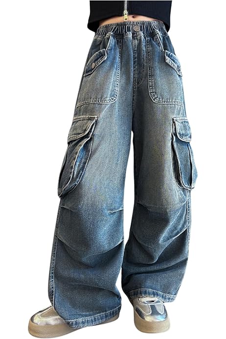 Pants Taille Pantalon Cargo Baggy Runhomal Polyester