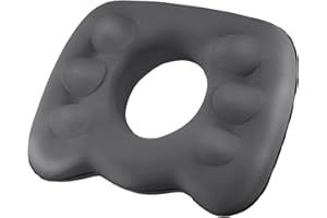 A ABLUMEN Aufblasbares Sitzkissen Hämorrhoiden Sitzkissen Donut Kissen Hämorrhoiden Kissen Sitzring aufblasbar für Zuhause Büro Reisen Rollstühle, Reisekissen Sitzring für Prostata Ischias Nach Operation