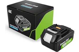 ‎GREEN CELL Akumulator Green Cell 18V 5Ah Li-Ion do elektronarzędzi Makita LXT — Wysokiej Jakości Zamiennik, Wskaźnik LED Naładowania, Zoptymalizowana Wydajność i Trwałość