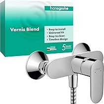 Set Doccia Hansgrohe Vernis Blend Con Asta 65cm - Soffione EcoSmart, Cromo, Risparmio Idrico