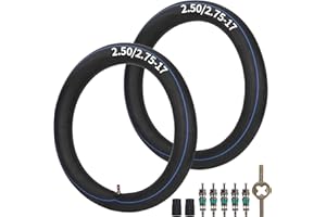 JIAYAN 2,50/2,75-17 Innenrohr mit TR4-Geräusch-Ventilstamm für C70 CL70 CR80 CR80R CRF80F CRF100F CRF125F 150R CT90 110 XR100R SM450R SM510R Off Road Dirt Pit Bike Motocross Motorrad