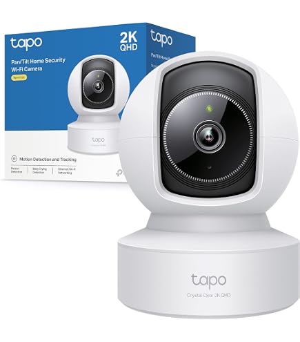 Telecamera WiFi TP-Link KC120 1080P - Visione Notturna, Sensore Movimento, Audio Bidirezionale, Cloud Gratuito 2 Giorni
