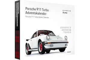 ‎FRANZIS FRANZIS 67322 - Porsche 911 Turbo Adventskalender - Modellbausatz im Maßstab 1:24, inkl. Soundbasis und 52-seitigem Begleitbuch