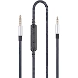 3.5mm to 2.5mm Male Audio Replacement Cable Compatible with Bose oe2, oe2i, AE2, QC35 Headphones, Remote Volume Control & in-
