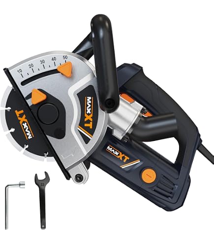 thumbnail image 2 of Professional 5000W Wall Chaser With Dual Dust Removal – Adjustable Depth & Width, Laser Guide, For Concrete, Brick, Tile Cutting 2 of 14