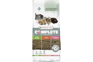 VERSELE-LAGA - Complete Cavia - Pienso extrusionado Todo en uno Rico en Fibra para cobayas - 8kg