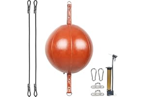 InnoLife Double End Punching Ball Striking Punching Bag Kit, Speed Striking Reflex Kit with Bungee Cords Perfect for Reaction, Agility, and Hand Eye Coordination Training