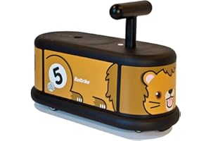 Italtrike - Porteur La Cosa - Camion Animal avec Coffre - Silencieux, Compact, Stable, Multi-Directionnel - Idéal Appartement - Fabriqué en Italie - Dès 12 Mois - Lion