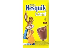 Nestlé Nesquik LACTÉ, Cocoa Drink Powder for Vending Machines, Pack of 1 (1 x 1 kg Bag)