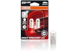 ‎OSRAM Osram NIGHT BREAKER LED W5W - CARSPECIFIC, 6.000K, erste strassenzugelassene Nachrüstlampe , modellspezifisches Standlicht/Positionslicht/Innenraumbeleuchtung