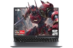 ACEMAGIC 2025 Ordinateur Portable Gaming Ryzen 7 7735HS(Jusqu'à 4,75 Hz),DDR5 16 Go Ram 512 Go SSD Étendre à 4 to,Boîtier métallique,Clavier rétroéclairé,WiFi 6,BT5.2,Type C,Laptop Gaming 16 Pouces