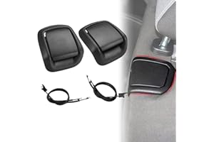 JOBOUND Maniglie di inclinazione del sedile, EVURU Misura for Ford Fiesta MK6 3 Porte 2002-2008 1417520 1417521 Anteriore Sinistra/Destra Maniglia di Inclinazione del Sedile Maniglia di Regolazione del Sedile