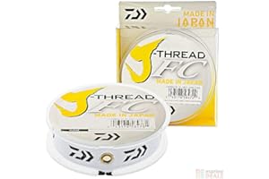 Daiwa J-Thread FC Fluorocarbon 50 m 55 yd 0.455 mm 30 LB Fluorocarbone Ligne de Pêche Invisible Mer Eau Douce Spinning Carnassiers