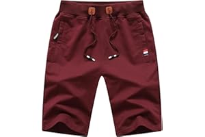 Tansozer Szorty Mężczyźni Spodenki Sportowe z Kieszeniami na Zamek