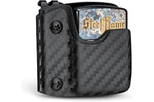 TACTICAL GEEK TX2 Encendedor Titular, encendedores de Almacenamiento de protección Titular, Encendedor Titular, más Ligero cinturón Z-Clip Clip de cinturón, Negro