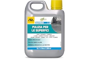 FILA Surface Care Solutions EASYWASH Detergente Neutro Multisuperficie, Incolore, 1 Litro