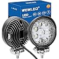 WOWLED 2 X 27W LED Work Light Flood Beam Driving Lamp Truck Offroad SUV ATV UTE 4WD 4x4 Camping Light