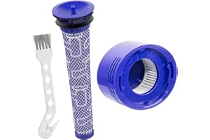 IVANZOLL V8 Filter für Dyson, V7 V8 Vorfilter und HEPA-Nachfilter-Kit für Dyson V7, V8 Animal Absolute Akku-Vakuum Staubsauger Ersatzteile DY-96566101, DY-96747801