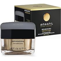 Atashi Supernight Set – Dermofiller Maske + Make-up-Entferner + Gesichtsroller Anti-Aging