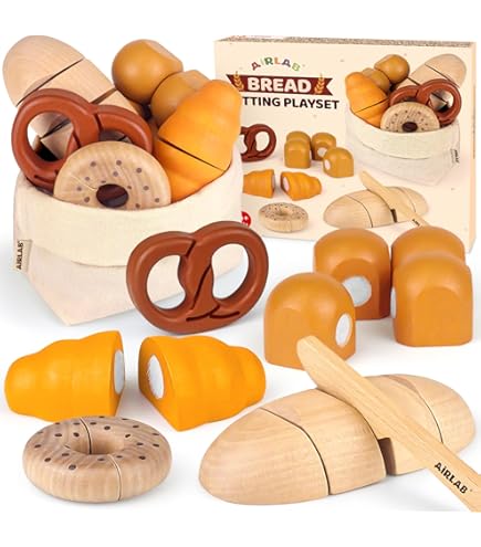 YOOHBERRYS Macchina da Caffè in Legno, 22 pezzi Giocattolo da Cucina per Bambini - Giochi e