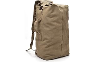 SPAHER Sac à Dos de Randonnée Homme Sacs de Trekking Sacoche Bandouliere Femme Sac de Bagage pour Alpinisme Escalade Trekking Sport Voyage Camping 35L Kaki