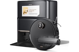 ‎MOVA Mova Z60 Ultra Roller Complete Saugroboter mit Wischfunktion 28.000 Pa, LiftPro-Gehäuse, 8 cm Hindernisse, DToF+Dual Laser+RGB/LED-Hindernisvermeidung, AutoShield für Teppich, MaxiReach Mopp & Bürste