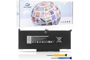 ANTIEE F3YGT Laptop Battery for Dell Latitude 12 7000 7280 7290 Latitude 7380 7390 7480 7490 E7480 E7280 Notebook 0F3YGT DM3WC DM6WC 0DM3WC 2X39G KG7VF V4940 451-BBYE 7.6V 60Wh