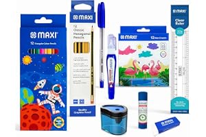 Maxi School Stationery Basic Kit Mxzpb-4