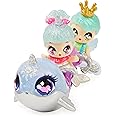 HATCHIMALS Pixies Riders, Shimmer Babies Baby Twins with Glider and 4 Accessories (Styles Vary)