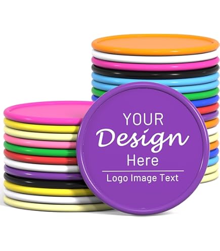 200 Jetons En Plastique Personnalisés - Impression Couleur Logo, Photo Ou Texte, Idéal Bar, Bière Et Cadeaux Événements
