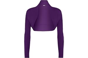WearAll Ladies Long Sleeve Shrug Womens Bolero Cardigan Top Sizes 8-14