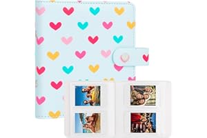 RUIBYTREE 112 Album Photo pour Instax Mini Film(54 x 86 mm),2x3 inch livre d'images Compatible avec Polaroid Zink et HP Sprocket Instant Photo Paper,K-pop Photocards (Bleu)