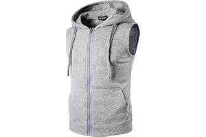 APAELEA Herren Tank Tops Ärmellose Hoodie Sommer Bodybuilding Fitness Muskelshirt Sportweste