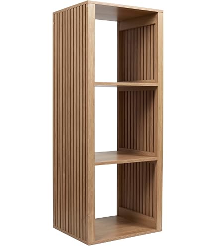 Étagère 4 Niveaux Elementary 113cm Noir Brillant - MDF, Design Moderne, Dimensions 83x29.5x113 Cm