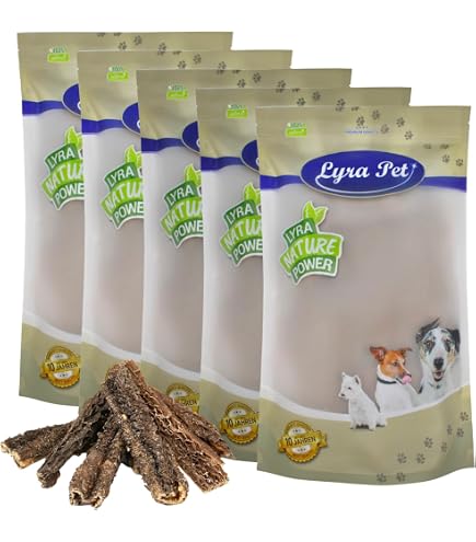 Lyra Pet Kaninchenohren Mit Fell - 5 Kg Dose, Natürlicher Kausnack Für Hunde - Proteinreich, Darmreinigend