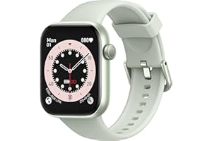 ACCLAFIT Reloj Inteligente Mujer Hombre, 1.85" Smartwatch con Llamadas Bluetooth, 140+ Modos Deportivos Smart Watch con SpO2/Pulsómetro/Monitor de Sueño/Podómetro, Impermeable IP68 Smart Watch Para Android iOS