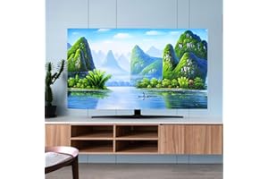 GAOXIANGLIN Housses pour Téléviseurs 32-85 Pouces Paysage de Bord de Mer Housses pour Écrans TV/PC Housse D'écran Protection TV Housse Anti-Poussière pour LED LCD, Décoration Intérieure(Color:color10,Size: