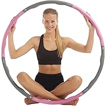 Hula Hoop Pour Perdre Du Poids Hula Hoop SummerFan Pour Adultes - 1 à 1,5 Kg, 75 à 100 Cm Réglable - Fitness Et Perte De Poids Cerceau Mousse NBR Adulte