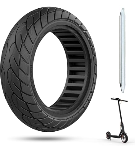 Pneu + Chambre à Air 10x2.125 Pour Trottinette électrique Ninebot (F25, F30, F40, D28U...) - Anti-dérapant, Remplacement - 4