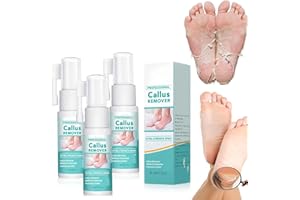 PELINUAR Limpiador profesional de callos para pies, spray extra fuerte, spray exfoliante para pies, aceite para eliminar la piel muerta y los callos (3 unidades)