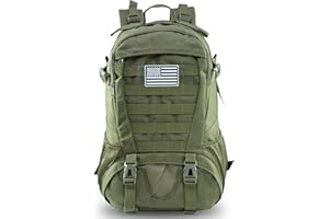 Jueachy Mochila Militar 30L Táctica Molle Impermeable Gran Capacidad Mochila de Senderismo Trekking Viaje Pesa Camping Escalada Montañismo