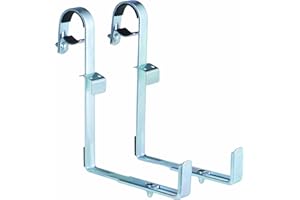 Alba Krapf Blumenkastenhalter Satz verz. Blumenkasten-Halter (RR-2V), Silber