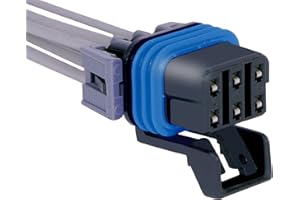 ACDelco PT246 GM Original Equipment 6-Way Female Black Multi-Purpose Pigtail by ACDelco